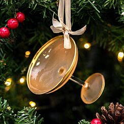 Champagne Glass Tree Decoration