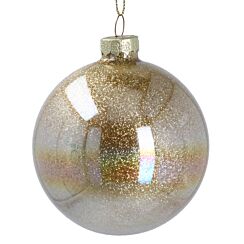 Gold Lustre Glass Bauble