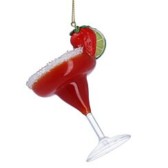 Glass Strawberry Daiquiri Tree Decoration