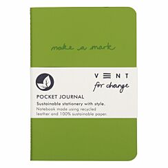 Make A Mark Green Pocket Journal