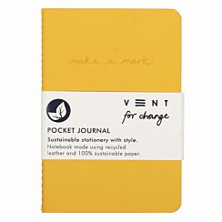 Make A Mark Mustard Pocket Journal