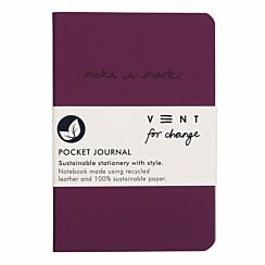 Make A Mark Purple Pocket Journal