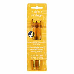 Make A Mark Recycled Yellow Pens
