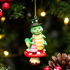 Alice In Wonderland Caterpillar Resin Tree Decoration