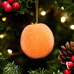 Frosted Orange Tree Decoration