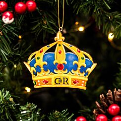 Assorted Royal Crown Wooden Tree Decoration