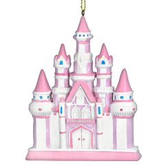 Resin Fairytale Castle Tree Decoration