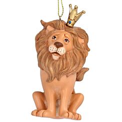 Resin Cowardly Lion Tree Decoration