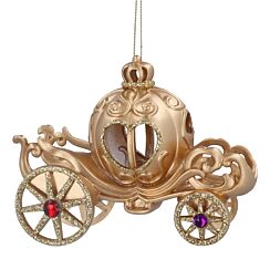 Acrylic Gold Cinderella Coach Tree Decoration