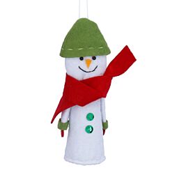 Felt Snowman Christmas Character Tree Decoration