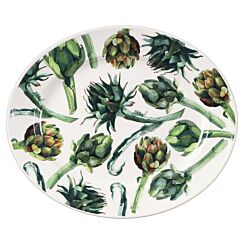 Vegetable Garden Artichoke Medium Oval Platter