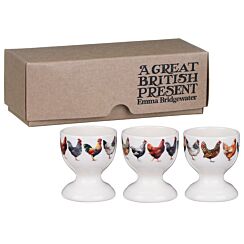 Rise & Shine Set Of 3 Egg Cups Boxed