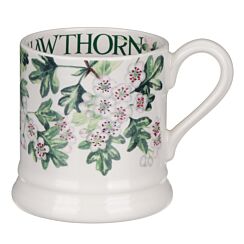 Trees Hawthorn Flowers Half Pint Mug