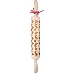 Wooden ‘Star Press' Rolling Pin