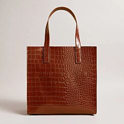 REPTCON Icon Small Tan Croc Bag