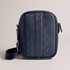 WAYDON Navy House Check Flight Bag