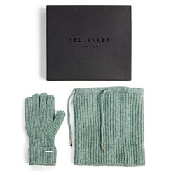KERRIIA Wool Blend Women's Snood & Gloves Boxed Gift Set