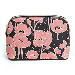 POLYET Floral Poppy Makeup Bag