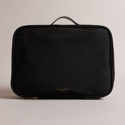 BECAAIS Black Medium Travel Wash Bag