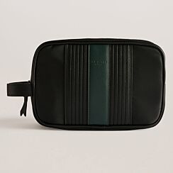 RUSSO Black Striped Washbag