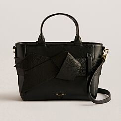 JIMISIE Black Mini Knot Bow Handbag