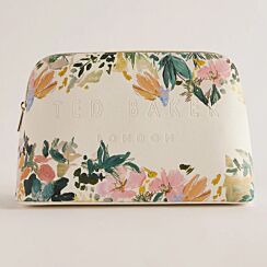 ALISINI Cream Painted Meadow Washbag