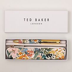 BETTTYY Floral Printed Pen and Pouch Set