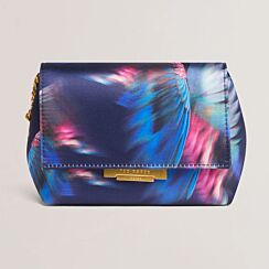 LIBBEA Feather Print Crossbody Evening Clutch Bag