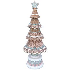 Pastel Iced Gingerbread Christmas Tree Ornament