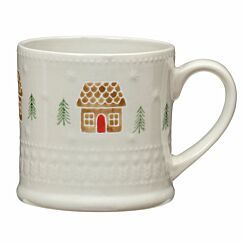 Gingerbread House Stoneware Mini Mug