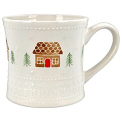 Gingerbread House Stoneware Mug Large