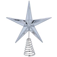 Acrylic Silver Mirrored Treetop Star