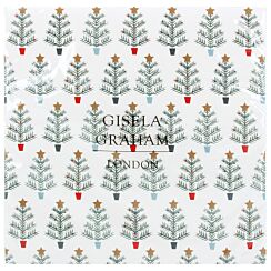 Set of 20 Christmas Trees Paper Napkins