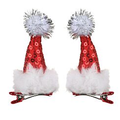 Assorted Pack of Two Christmas Hairclips