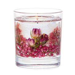 Elements - Light Blush Rose & Peony Gel Vase Candle