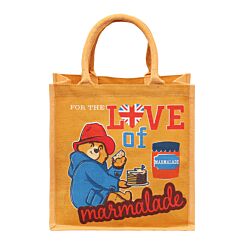 Love of Marmalade Square Jute Bag