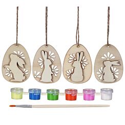 Paint Your Own Hanging Wooden Easter Eggs Kit