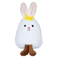 Fabric White Bunny Shelf Sitter