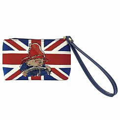 Union Jack Wristlet Pouch