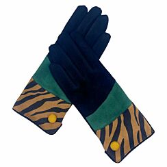 Tiger Animal Print Gloves