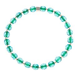 Teal & Green Filaments Bracelet