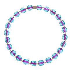 Blue & Pink Filaments Bracelet