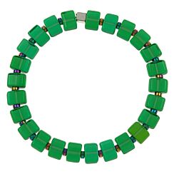 Emerald Tiles Bracelet