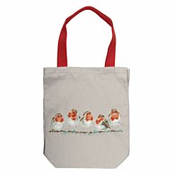 ‘Jolly Robin’ Canvas Tote Bag