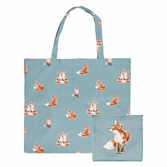 ‘Bright Eyed And Bushy Tailed’ Fox Foldable Shopping Bag