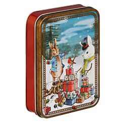 Christmas Small Rectangular Tin