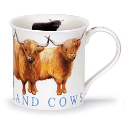 Highland Cows Bute Shape Mug