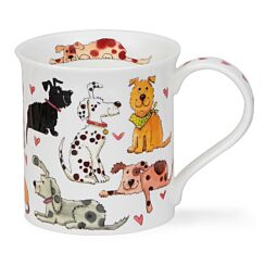 Loveable Dogs Bute Shape Mug