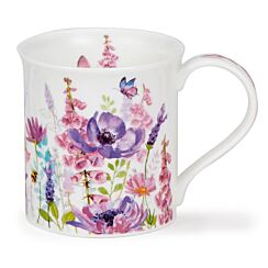 Meadow Breeze Purple Bute Shape Mug