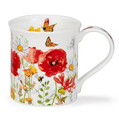 Meadow Breeze Red Bute Shape Mug